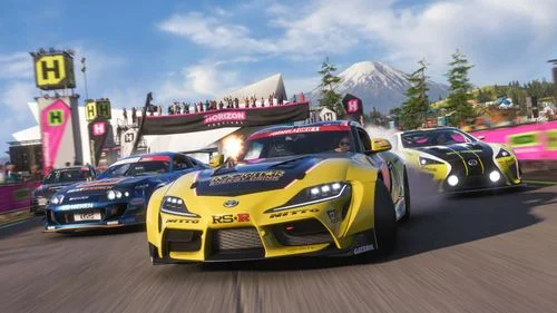 Mapa de Forza Horizon 6 no Japão com paisagens rurais e urbanas