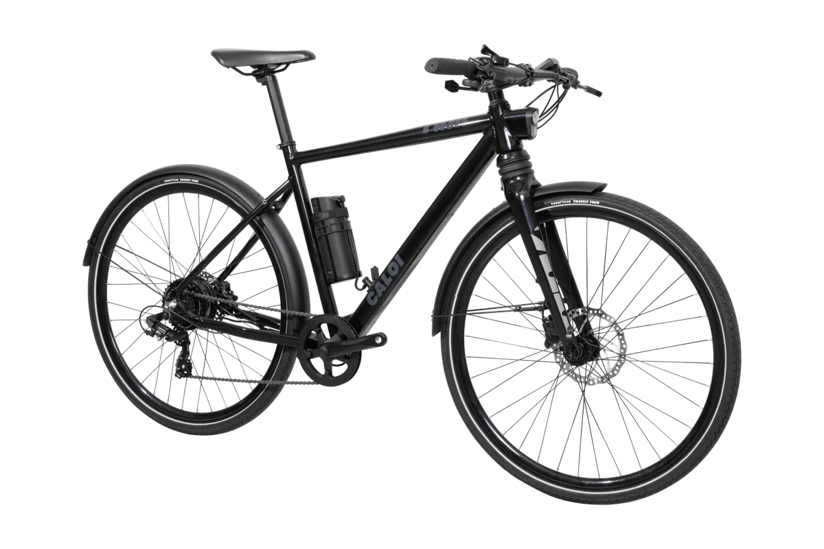 Bicicleta elétrica urbana Caloi E-Vibe Rush em vista angular
